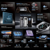 DOOGEE S200 5G Rugged Phone Dual SIM Night Vision Camera 12GB+256GB